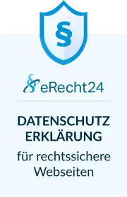 Rechtssichere Datenschutzerklärung mit erecht24